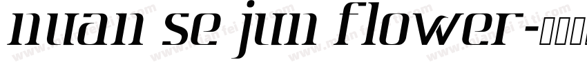 Nuan Se Jun Flower字体转换